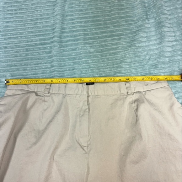 Larry Levine Woman Light tan khaki cotton Capris Capri pants size 24W - Picture 10 of 11